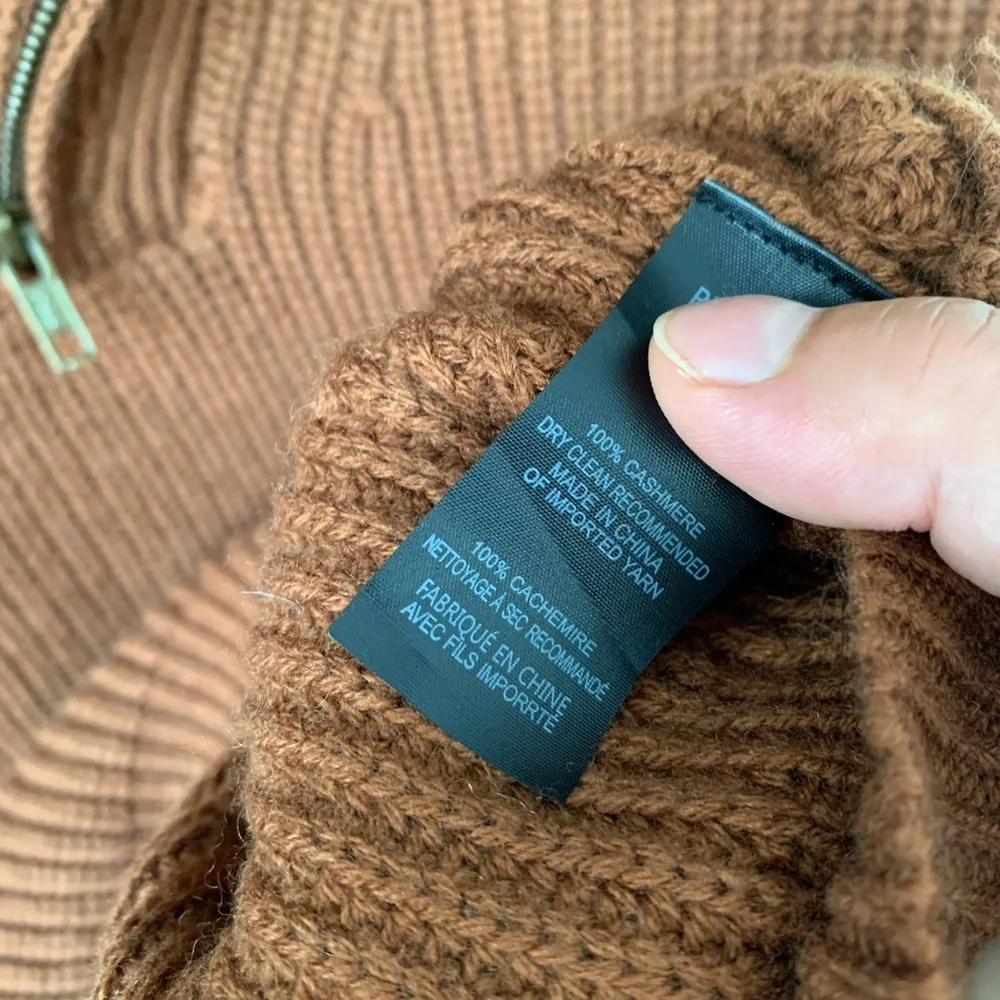 Nili Lotan Brown High-Neck Sweater - Picture 4 of 7